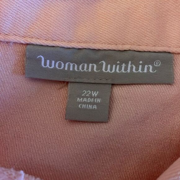 Women's Pink Denim Jacket - Picture 5 of 8